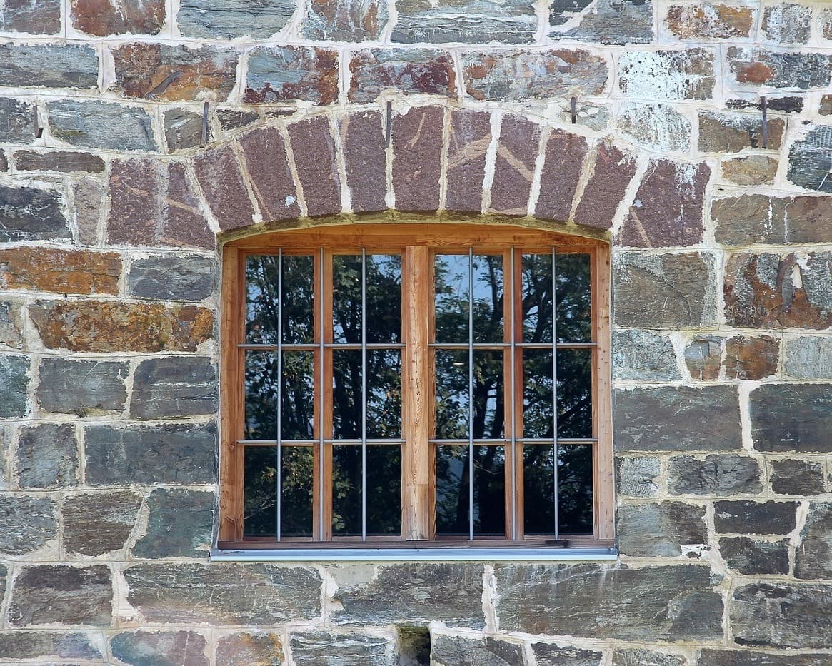 Restored heritage timber sash window frames in the Historic Joinery Yorkshire workshop